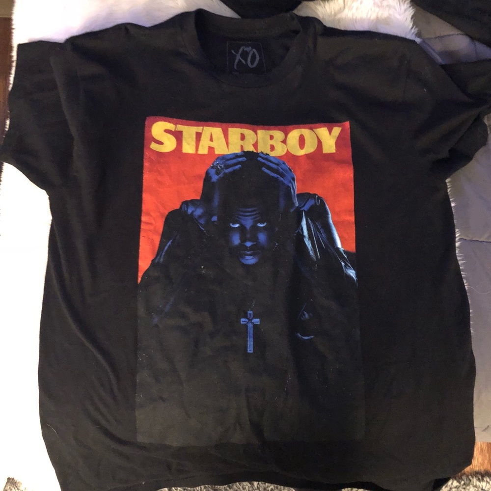 Star boy t shirt worn once